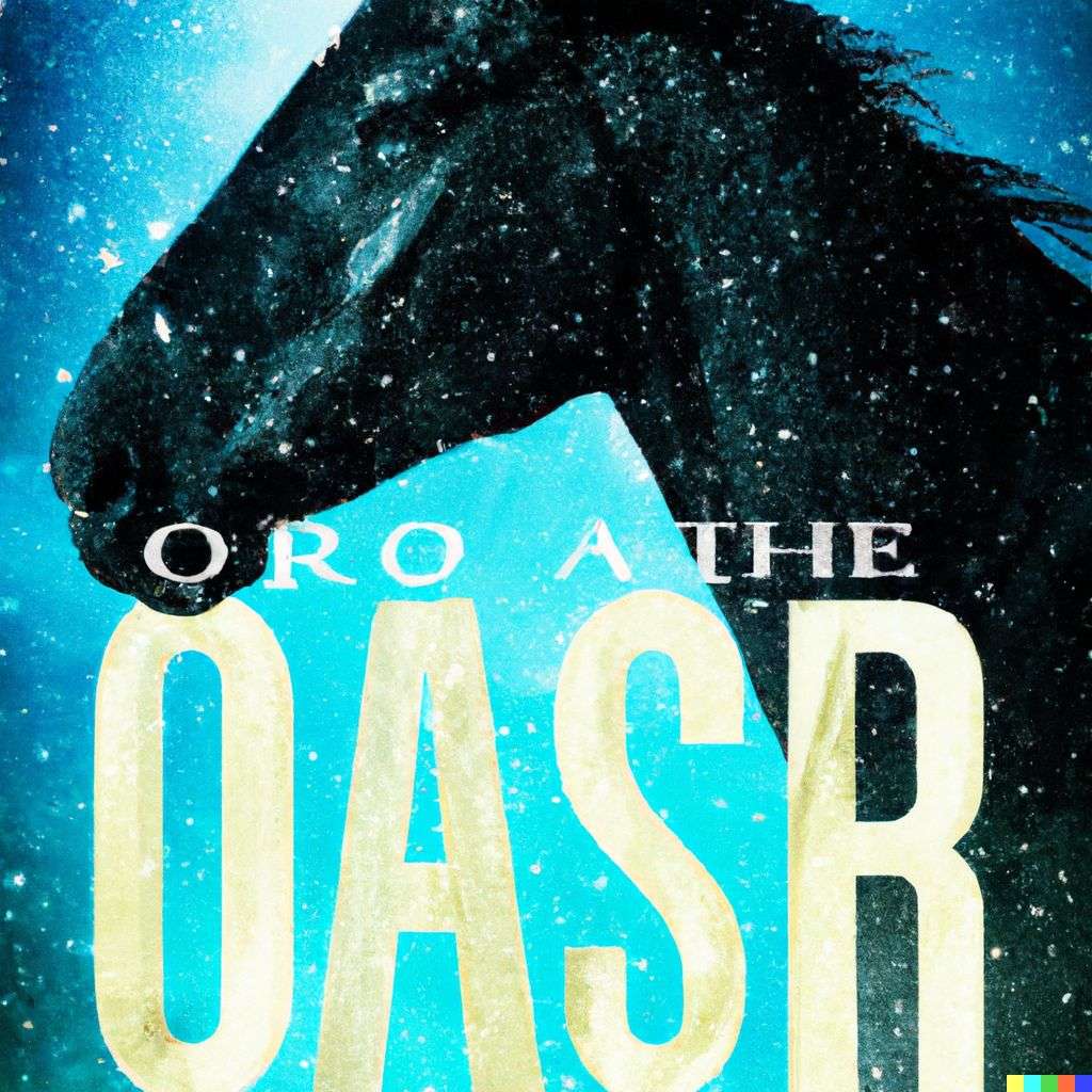 a horse, promotional poster for an Oscar-winning movie